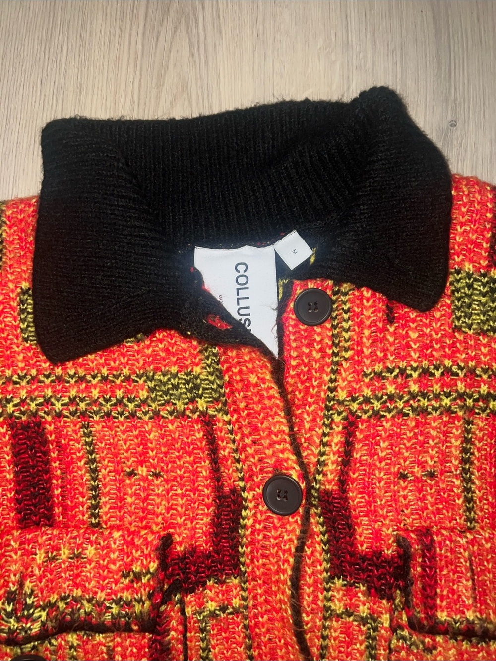 Collusion Geometric Sweater Size M - Picture 3 of 17